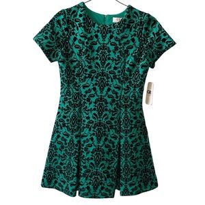 Gorgeous Green Velvet Dress Sz 12